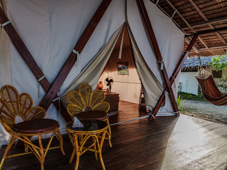Beachfront Glamping Hütte