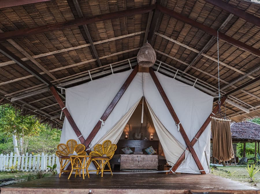 Beachfront Glamping Hütte